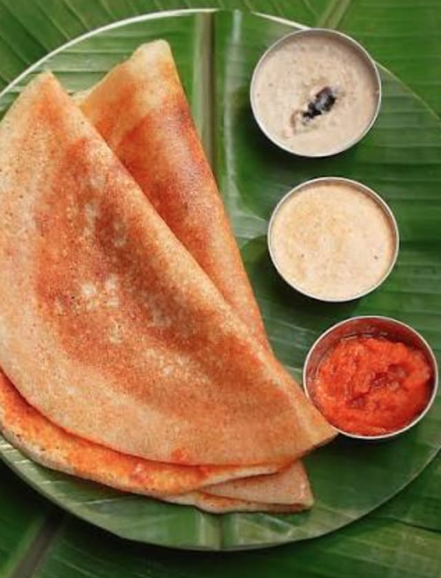 Ghee Karam Podi Dosa.