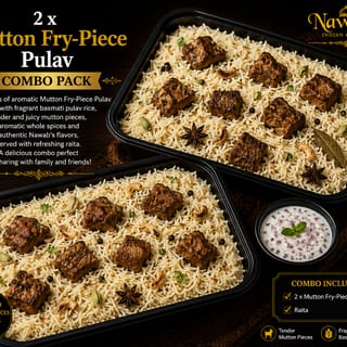 2 x Mutton Fry-Piece Pulav