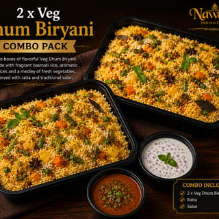 2 x Veg Dhum Biryani