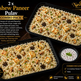 2 x Cashew Paneer Pulav